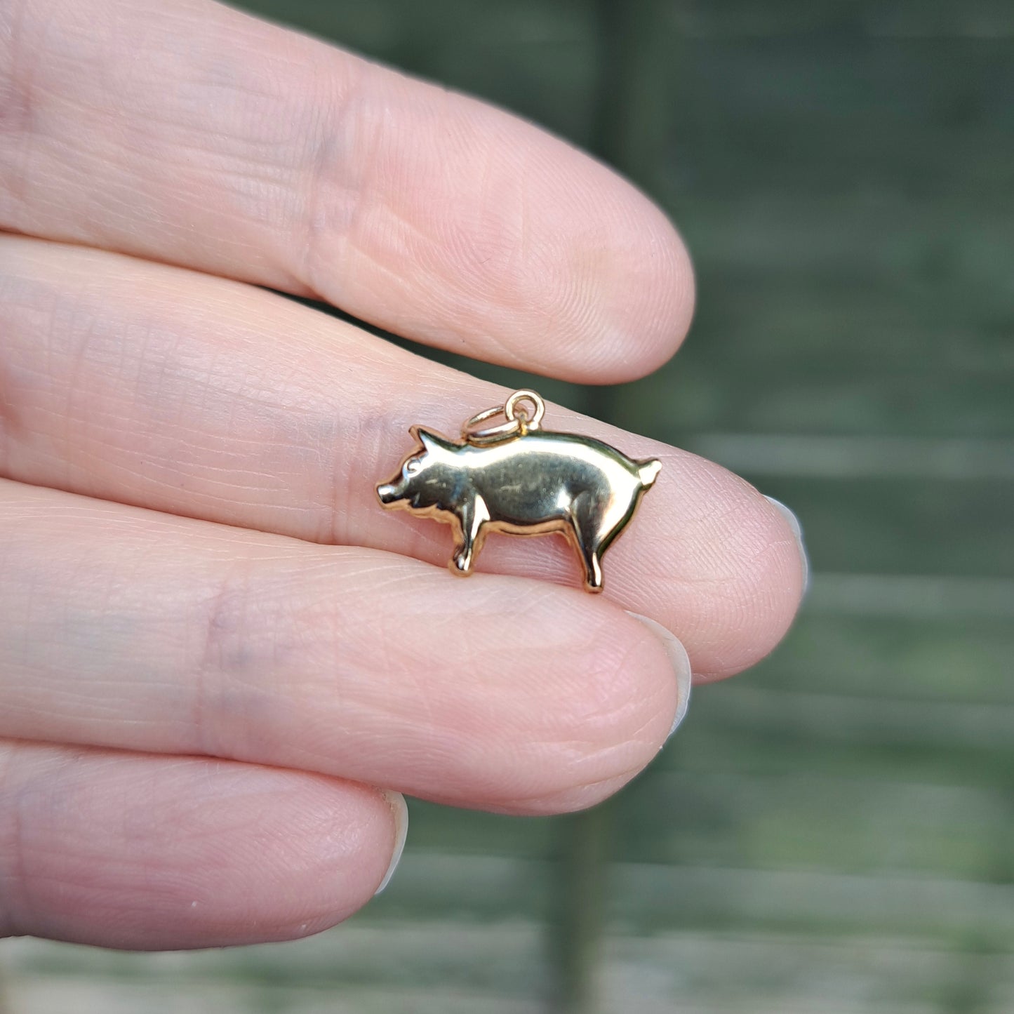 Vintage 9ct Gold Lucky Pig Charm