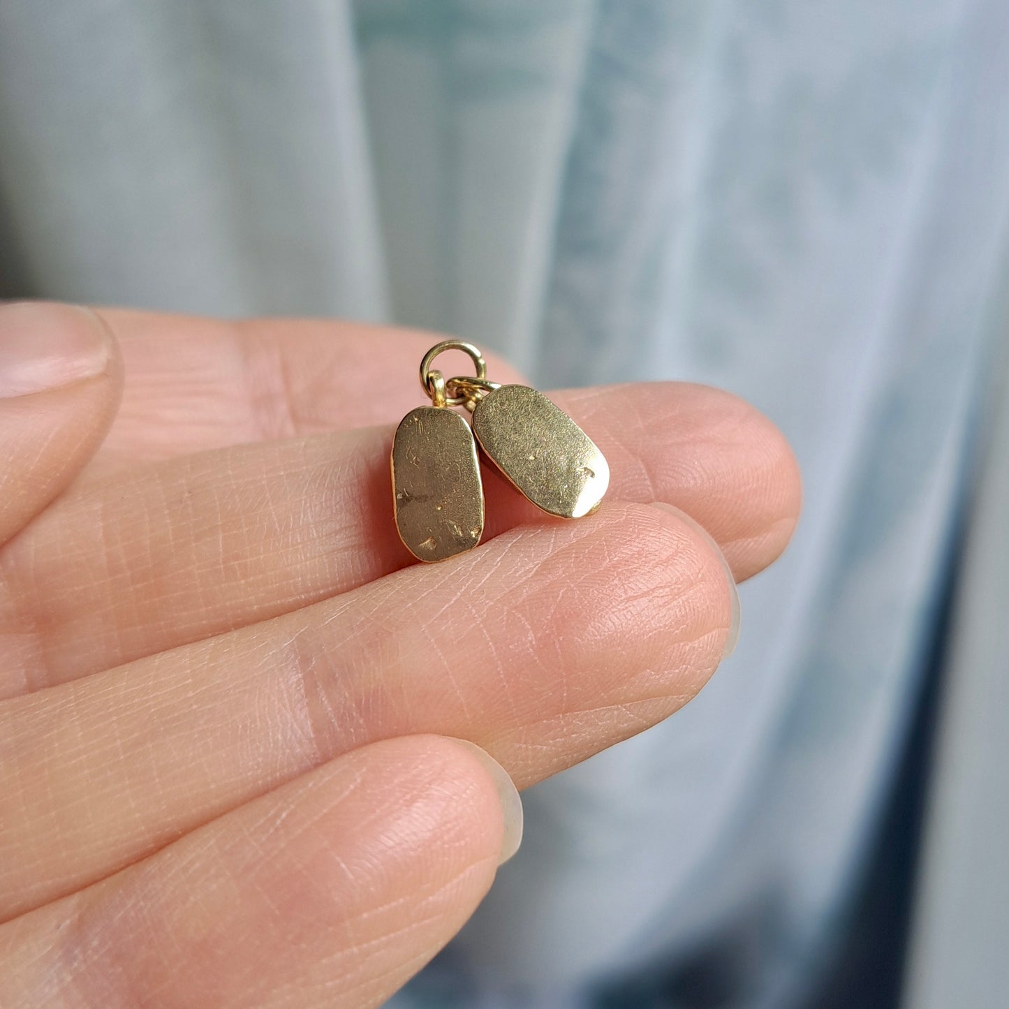 Vintage Yellow Gold Baby Booties Charm