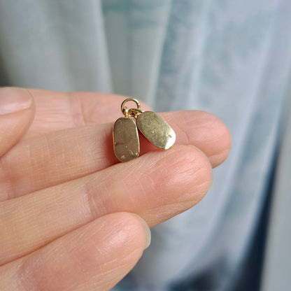 Vintage Yellow Gold Baby Booties Charm