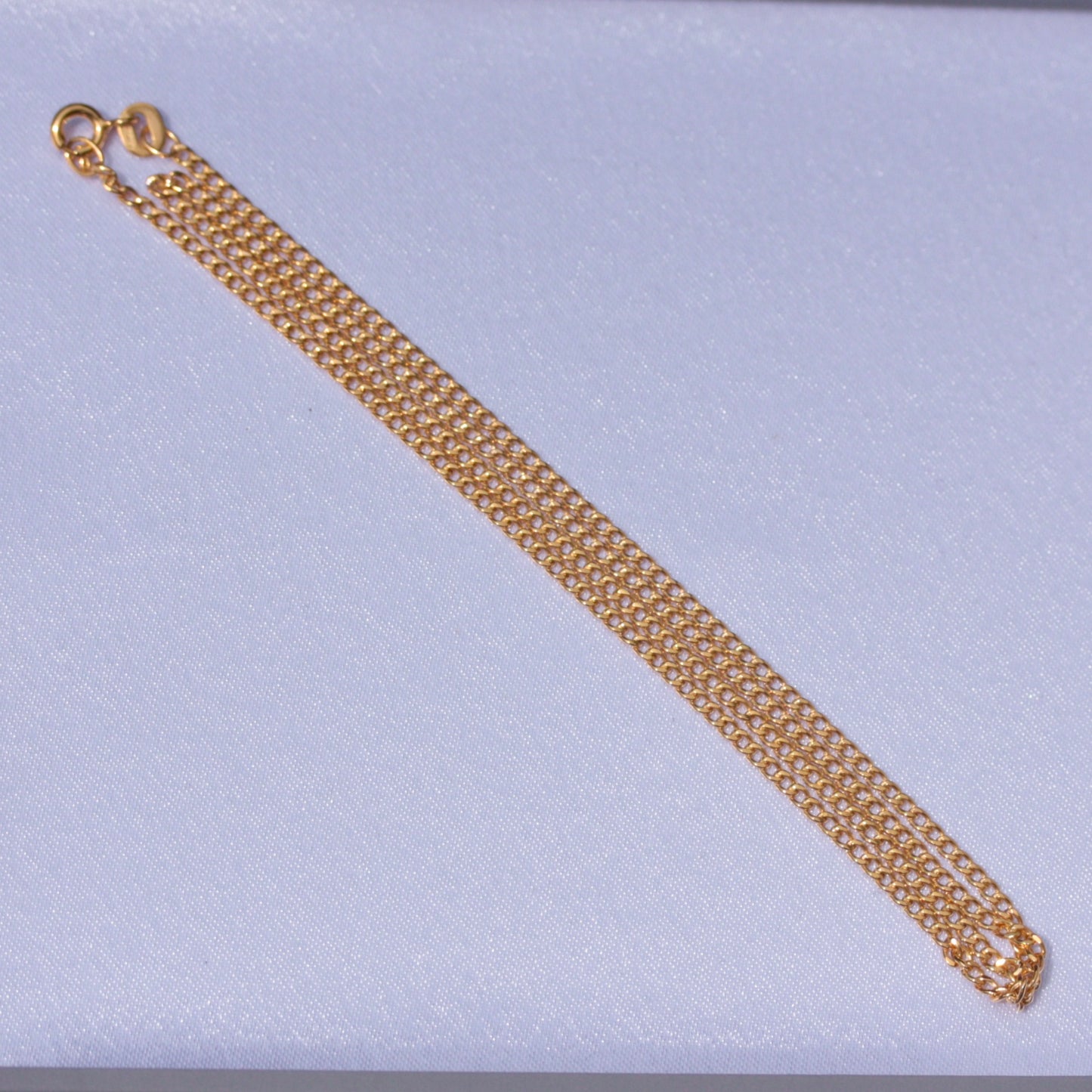 Solid 9ct Yellow Gold Curb Chain Necklace, 1.8mm
