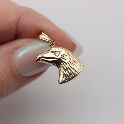 Pre-owned 9ct Gold Eagle Pendant