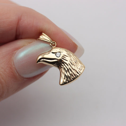 Pre-owned 9ct Gold Eagle Pendant