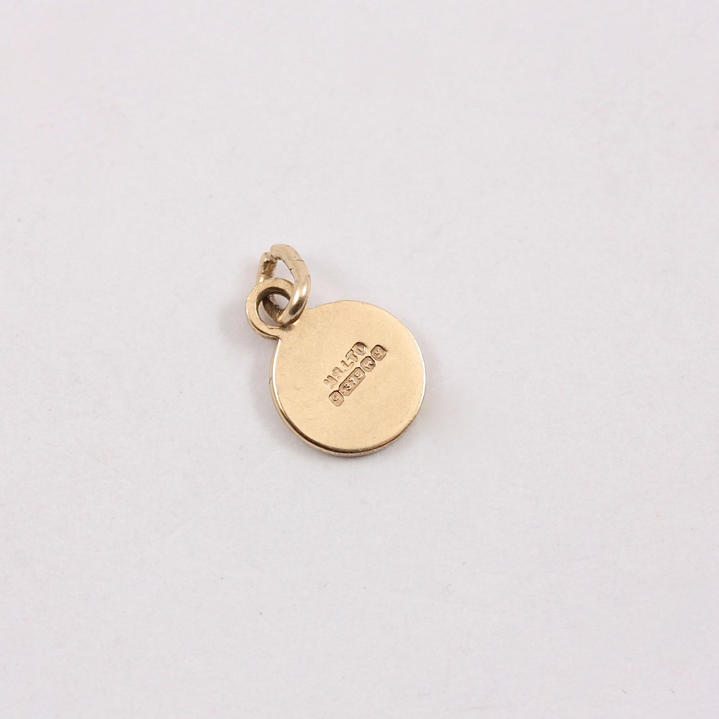 Vintage Tiny 9ct Gold St Christopher Charm, 1967