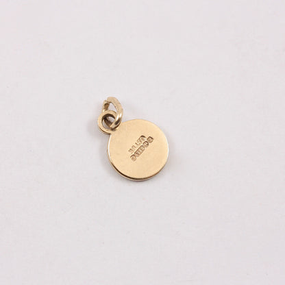 Vintage Tiny 9ct Gold St Christopher Charm, 1967