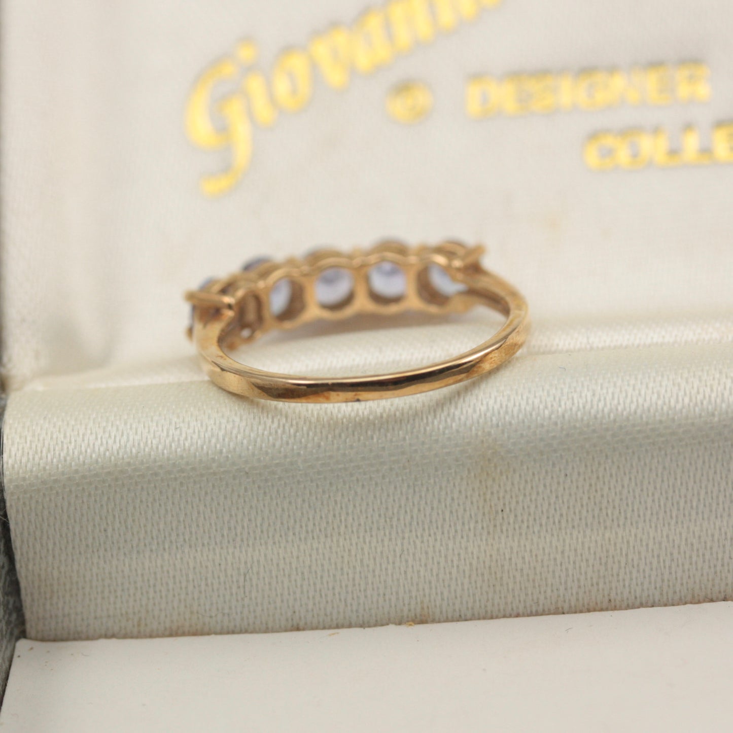Pre-owned 9ct Gold Tanzanite 5 Stone Ring