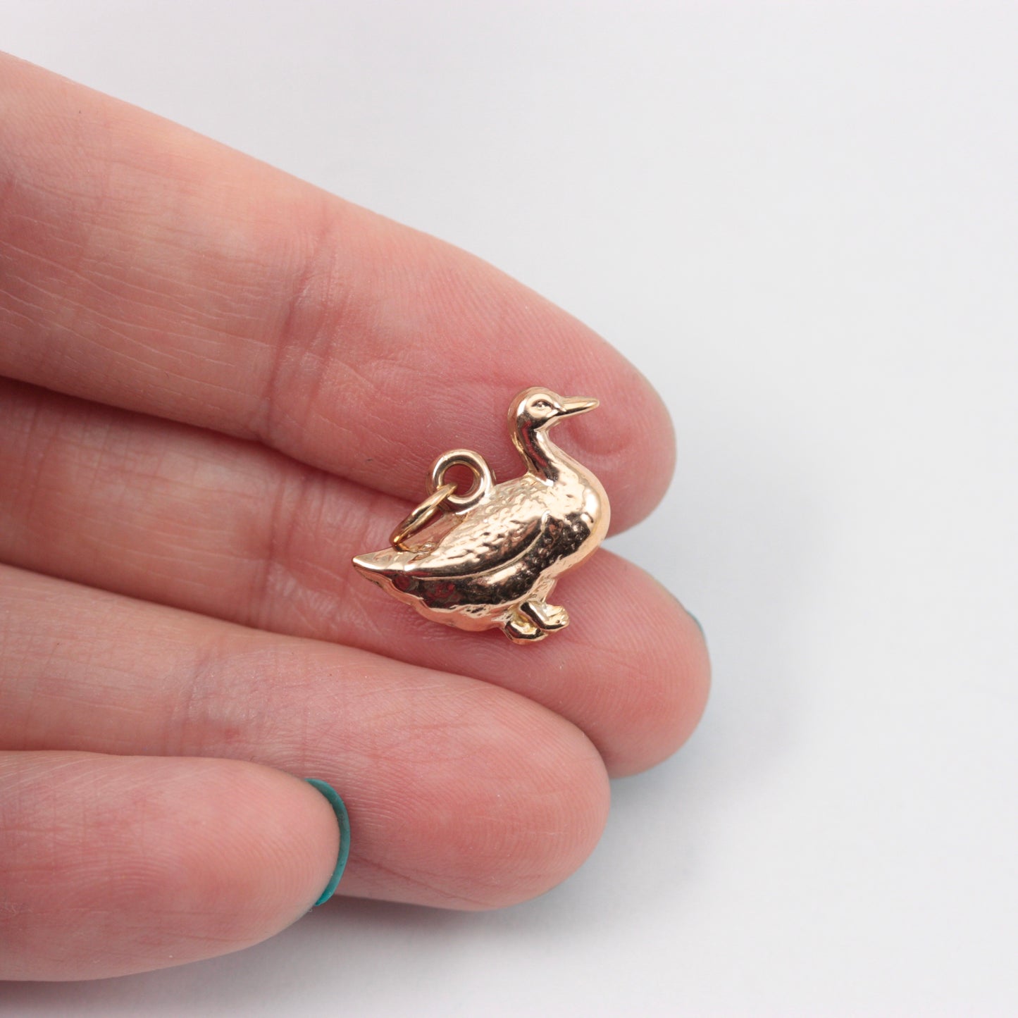 Vintage 9ct Gold Duck Charm