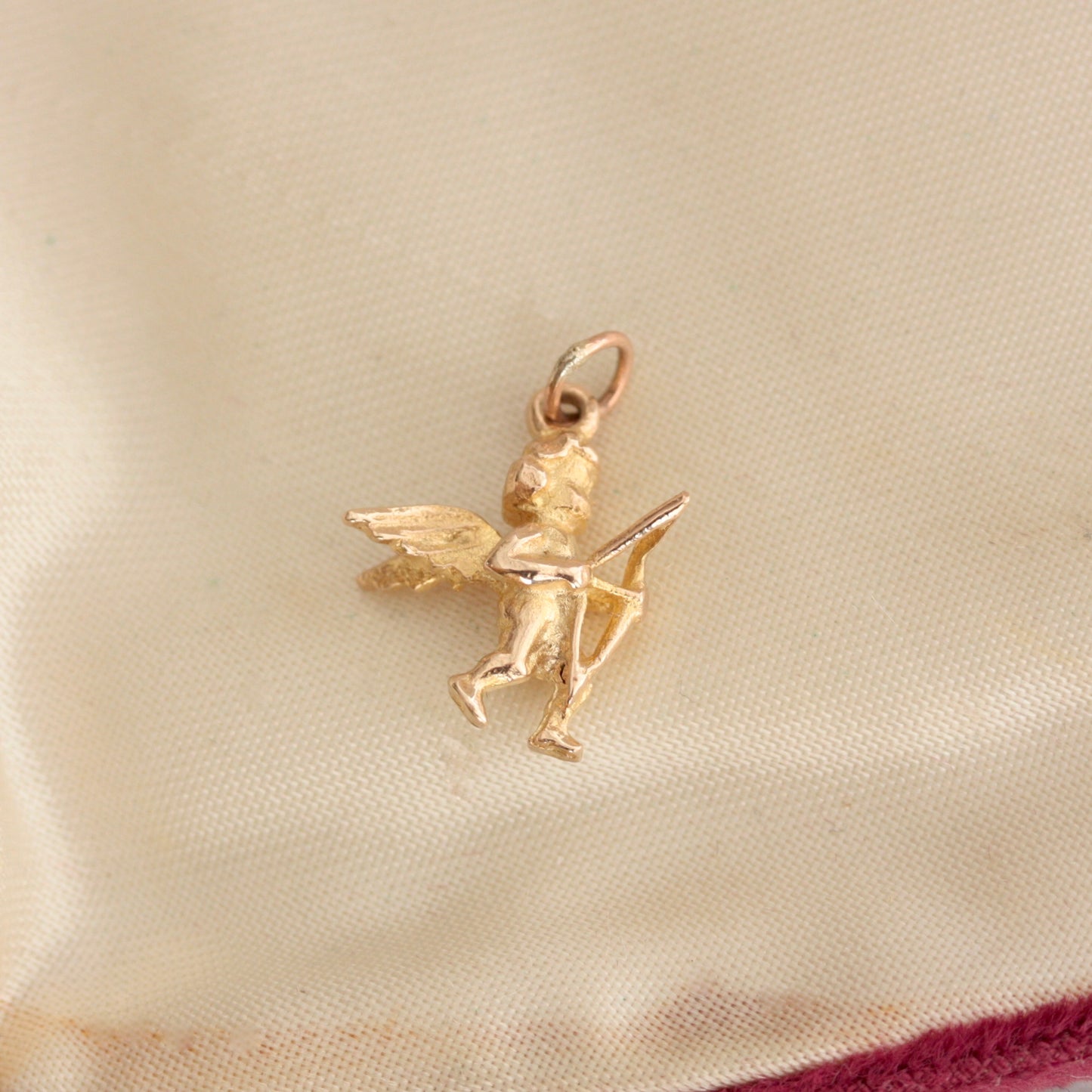 Vintage 9ct Gold Cupid / Cherub Charm, 1960