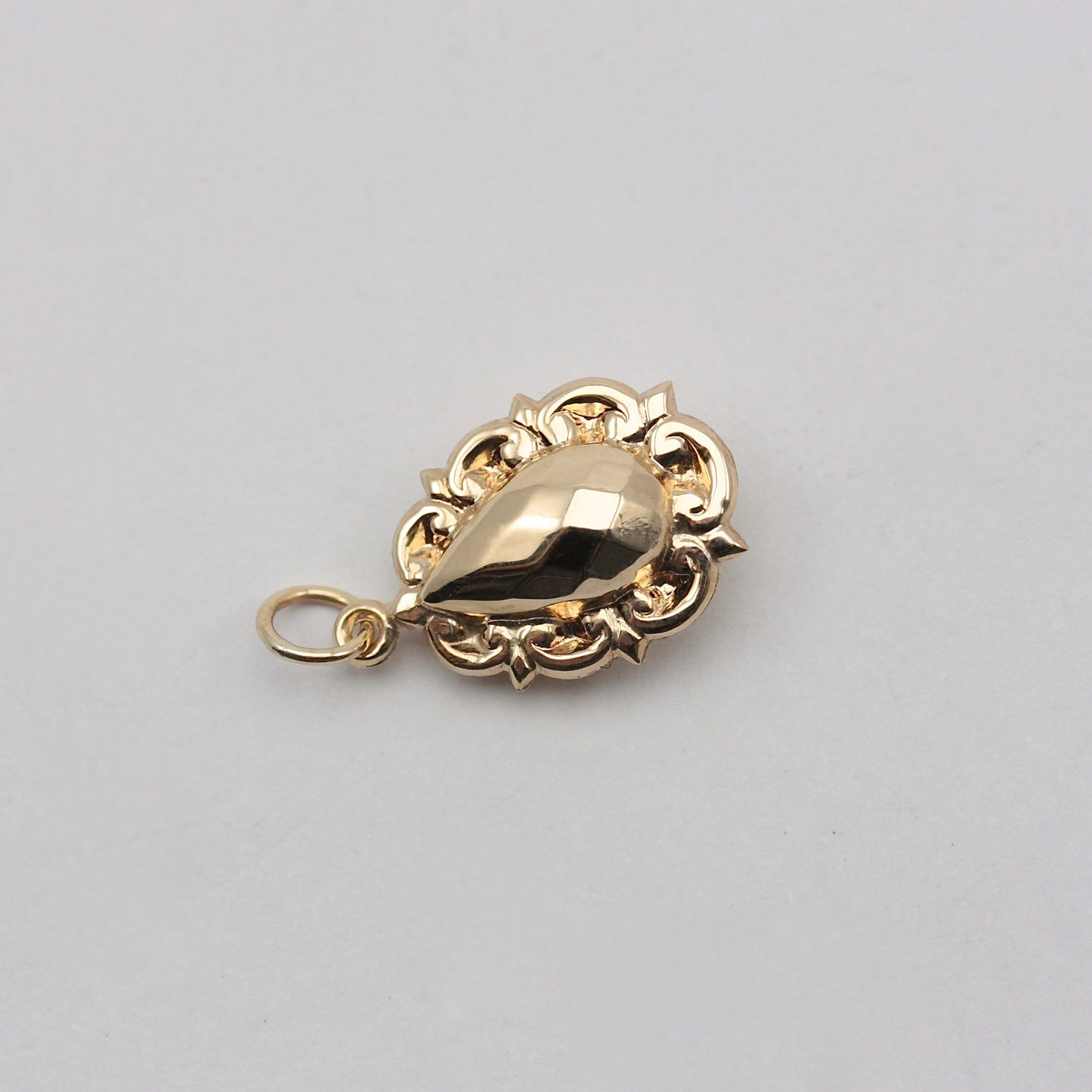 Antique 9ct Gold Puffy Charm