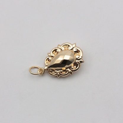 Antique 9ct Gold Puffy Charm