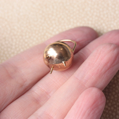 Vintage 9ct Gold Witches Cauldron Charm / Pendant, 1970