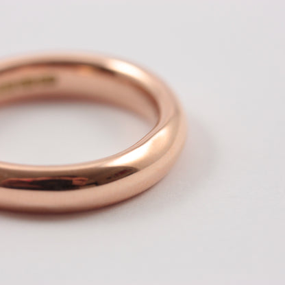 Chunky Vintage 9ct Rose Gold Ring, 1939