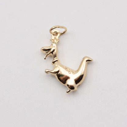 Vintage 9ct Gold "Dino" The Flintstones Charm