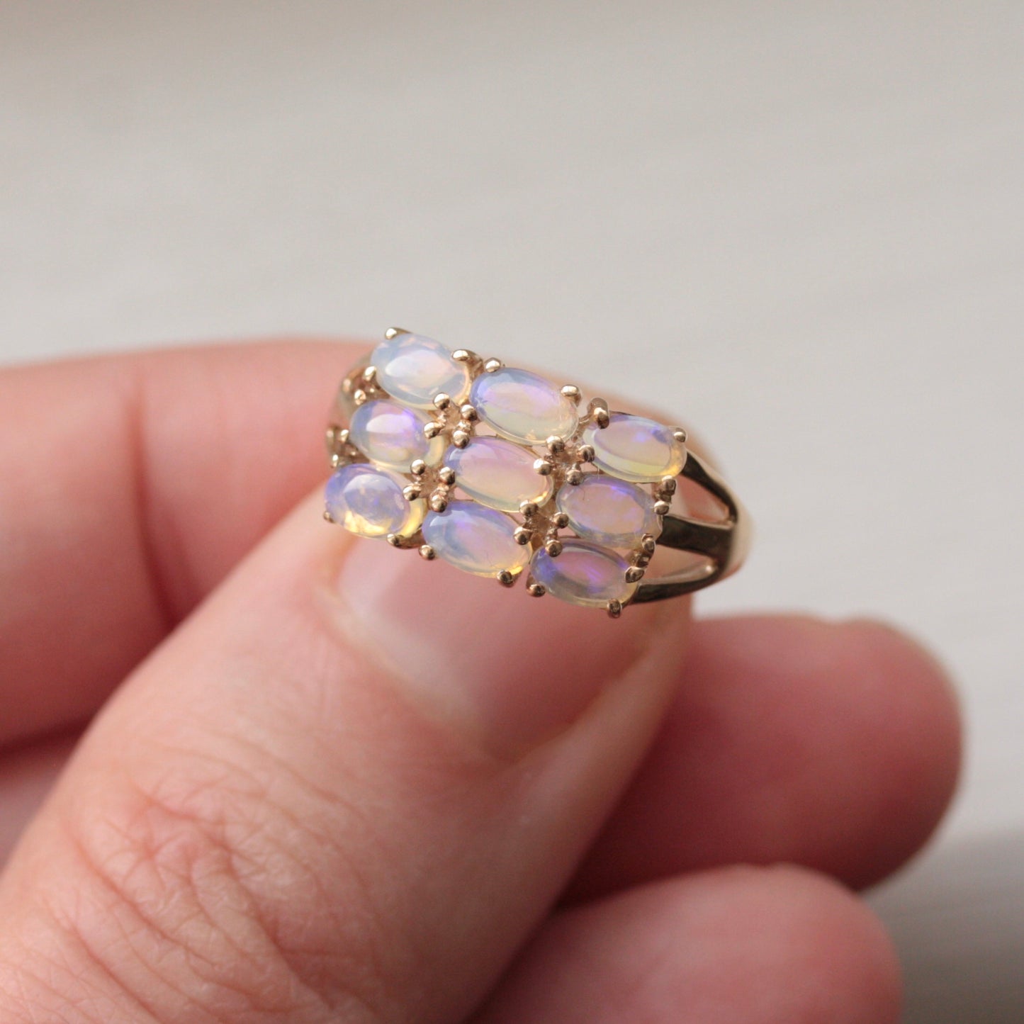 Pre-owned 9ct Gold Moonstone Ring, 2011