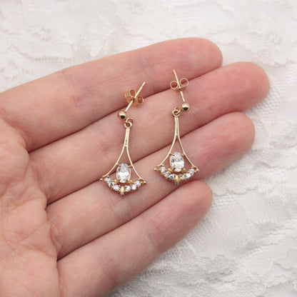 second hand 9ct gold earrings