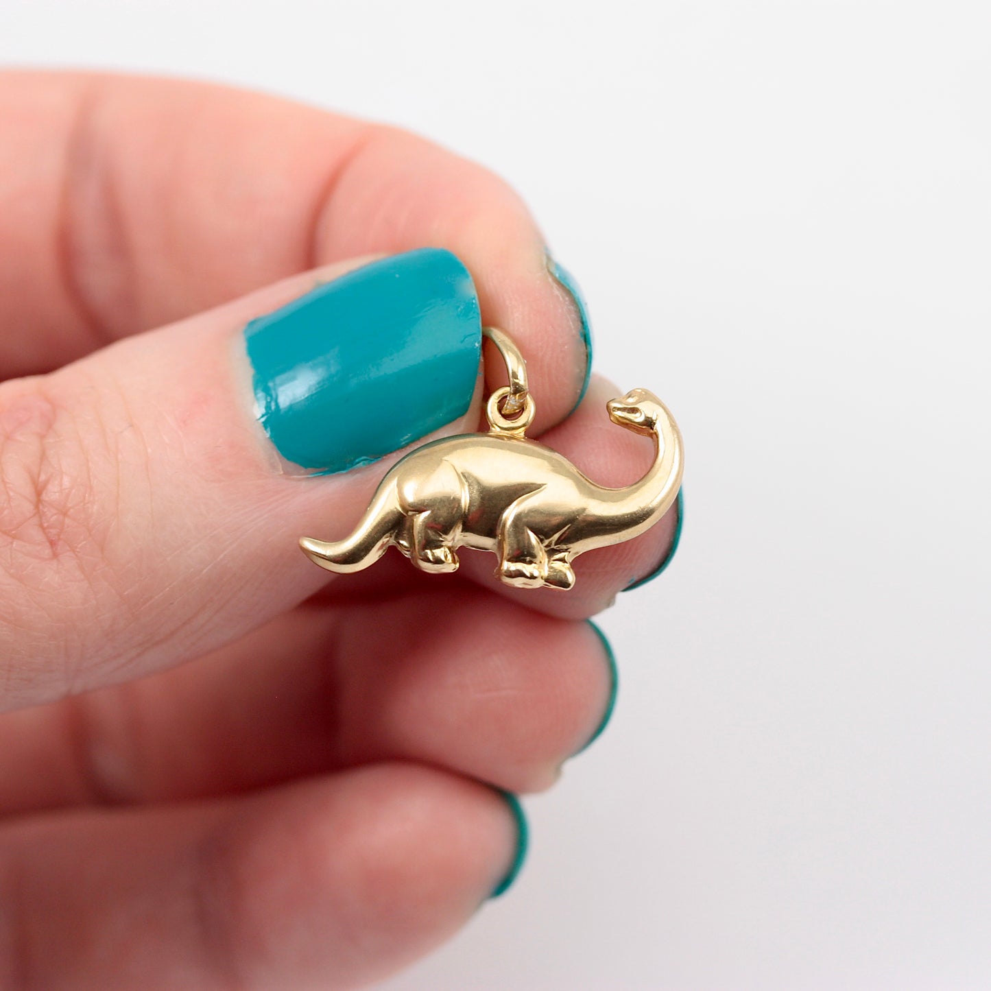 Vintage 9ct Gold Dinosaur Charm, 1994