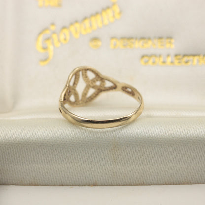 Late Vintage 9ct Gold Celtic Style Ring