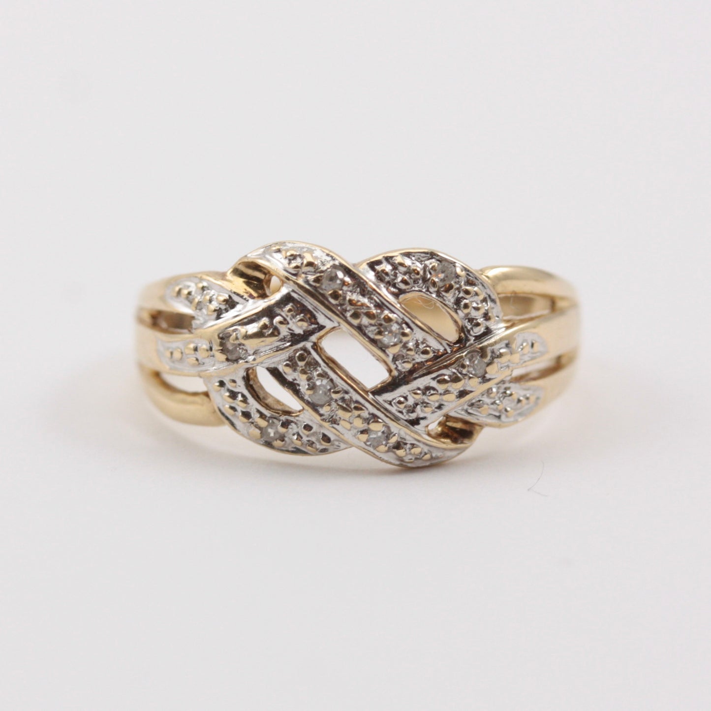 vintage gold diamond ring