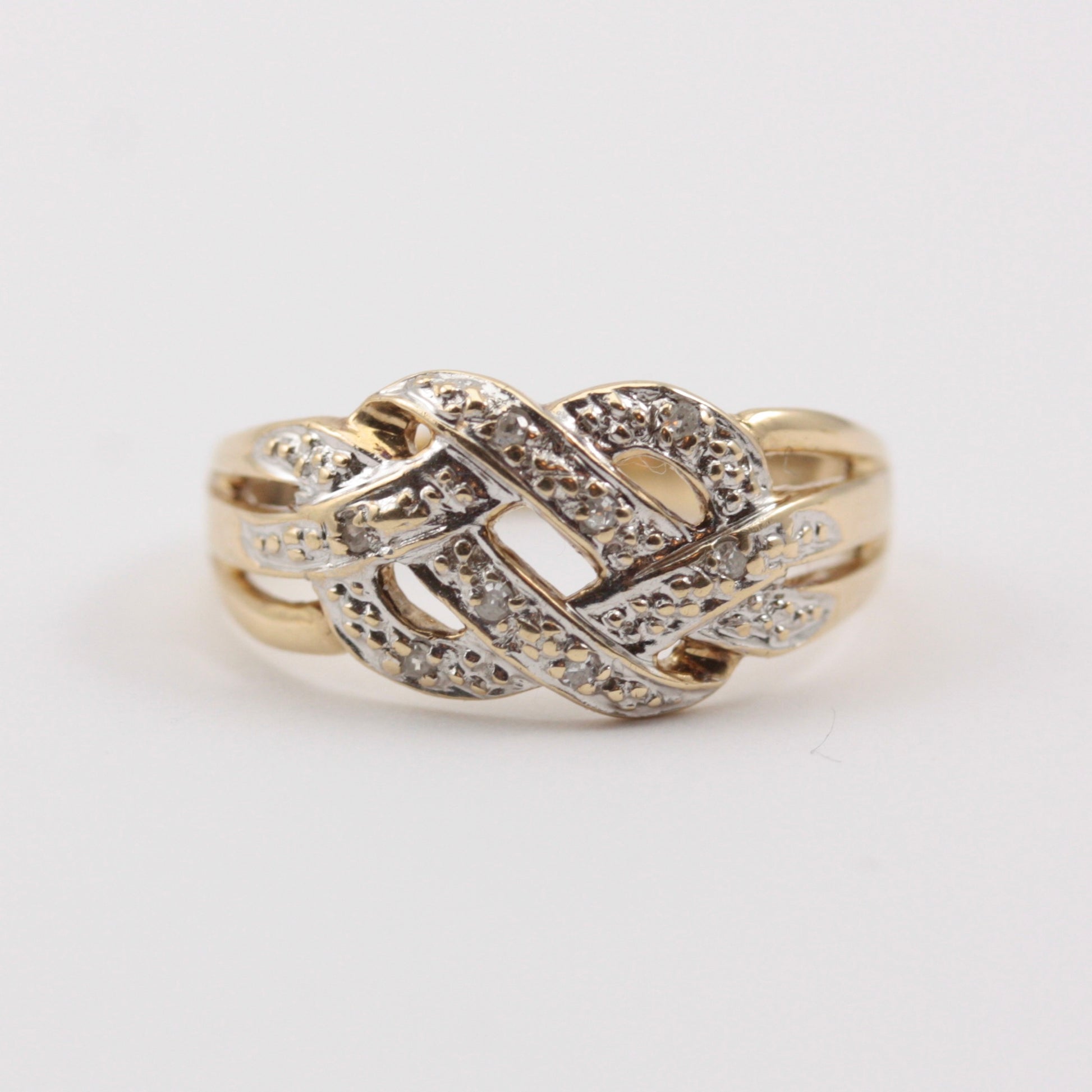 vintage gold diamond ring