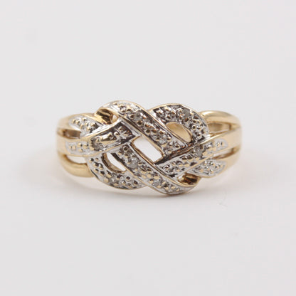 vintage gold diamond ring