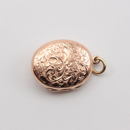 chester hallmarked 9ct gold locket
