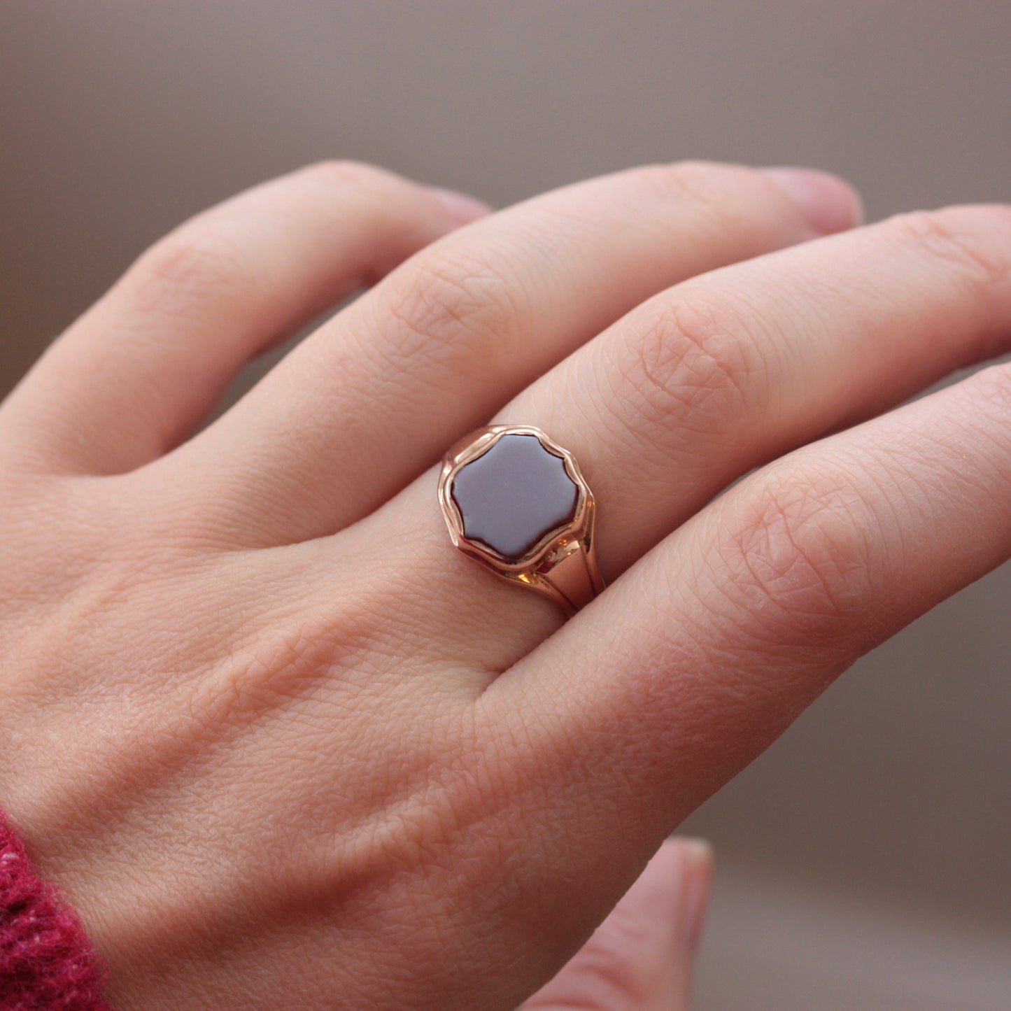 victorian sardonyx signet ring