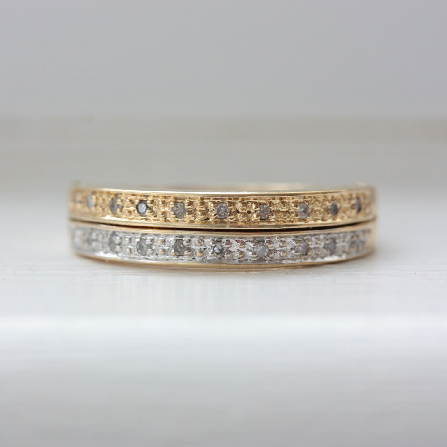 Pre-owned 9ct Gold Diamond Hidden Message Ring - 'Always'