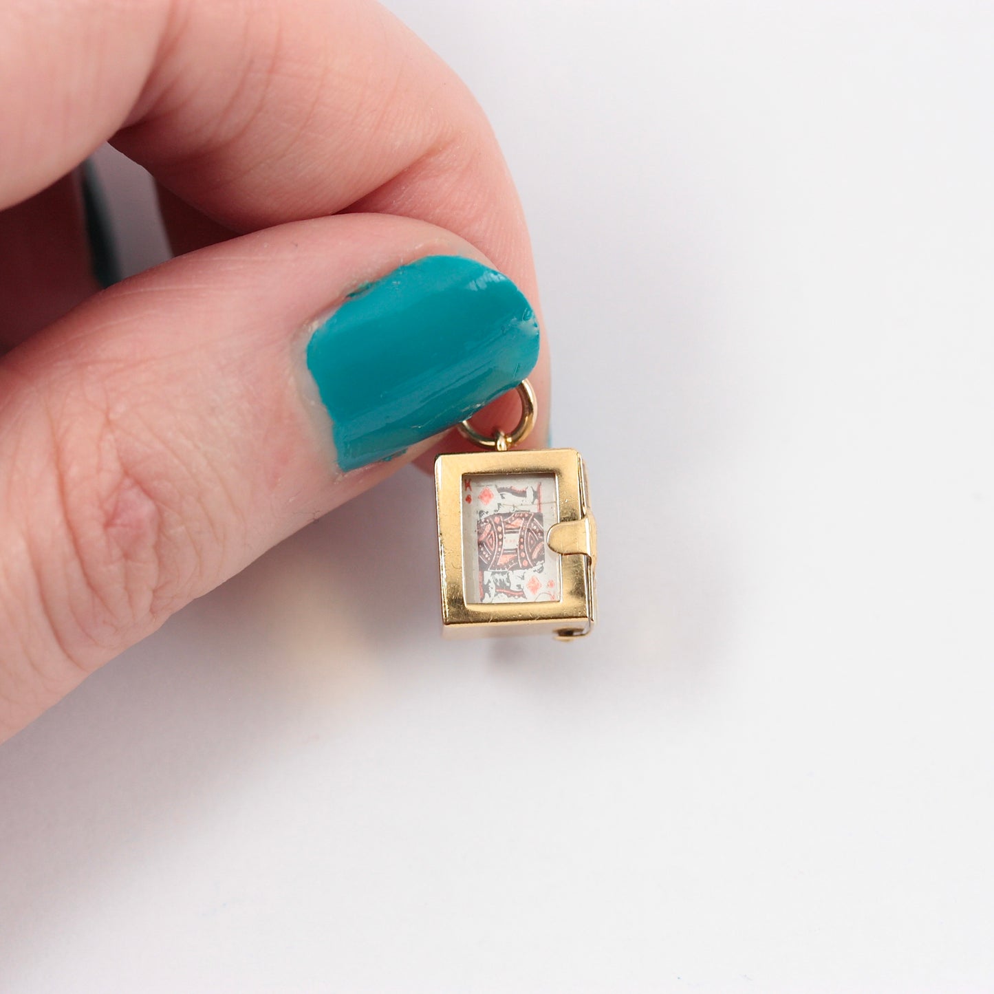 Vintage 9ct Gold Deck of Playing Cards Charm, GJLD, 1968