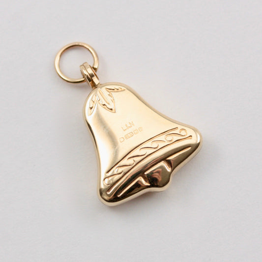 Vintage 9ct Gold Bell Shaped Locket, 1987
