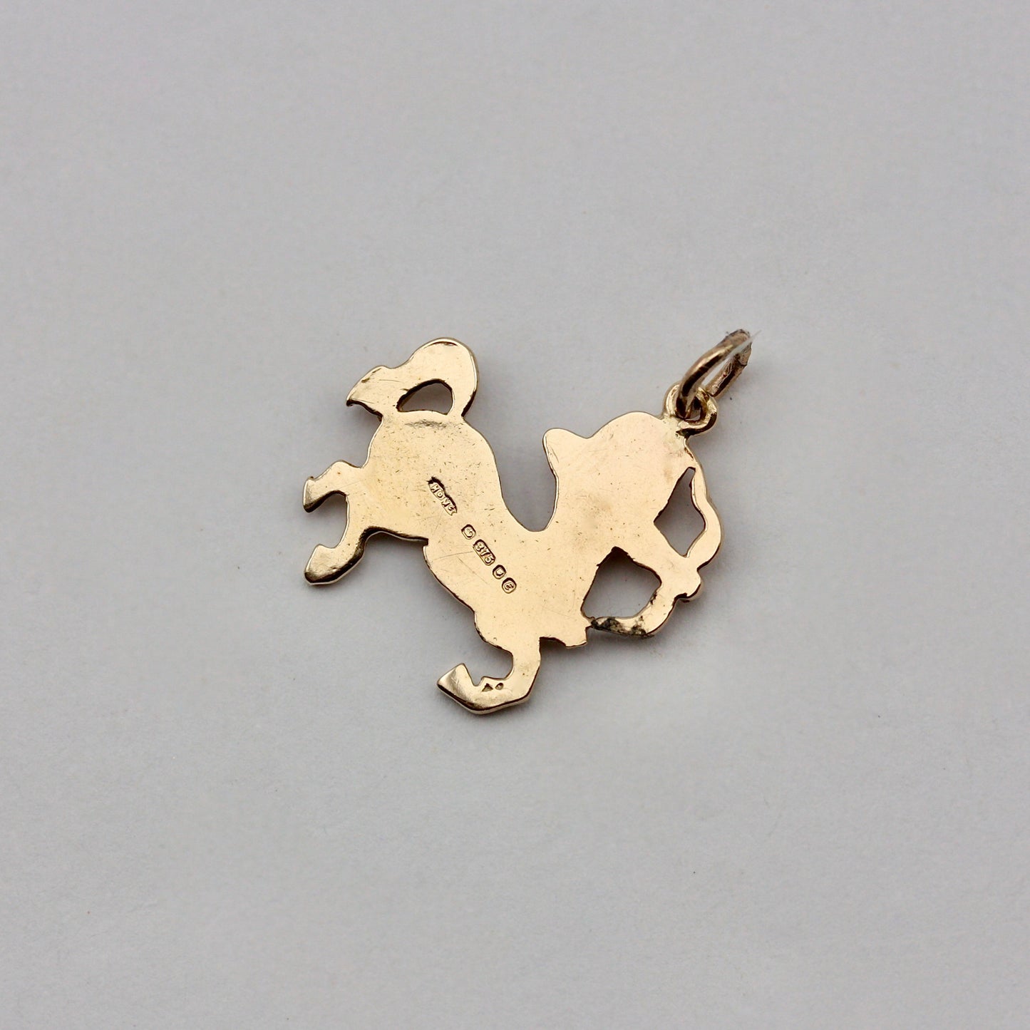 Vintage 9ct Gold Sagittarius Archer Zodiac Pendant / Charm, 1979