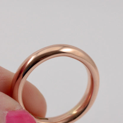 Chunky Vintage 9ct Rose Gold Ring, 1939