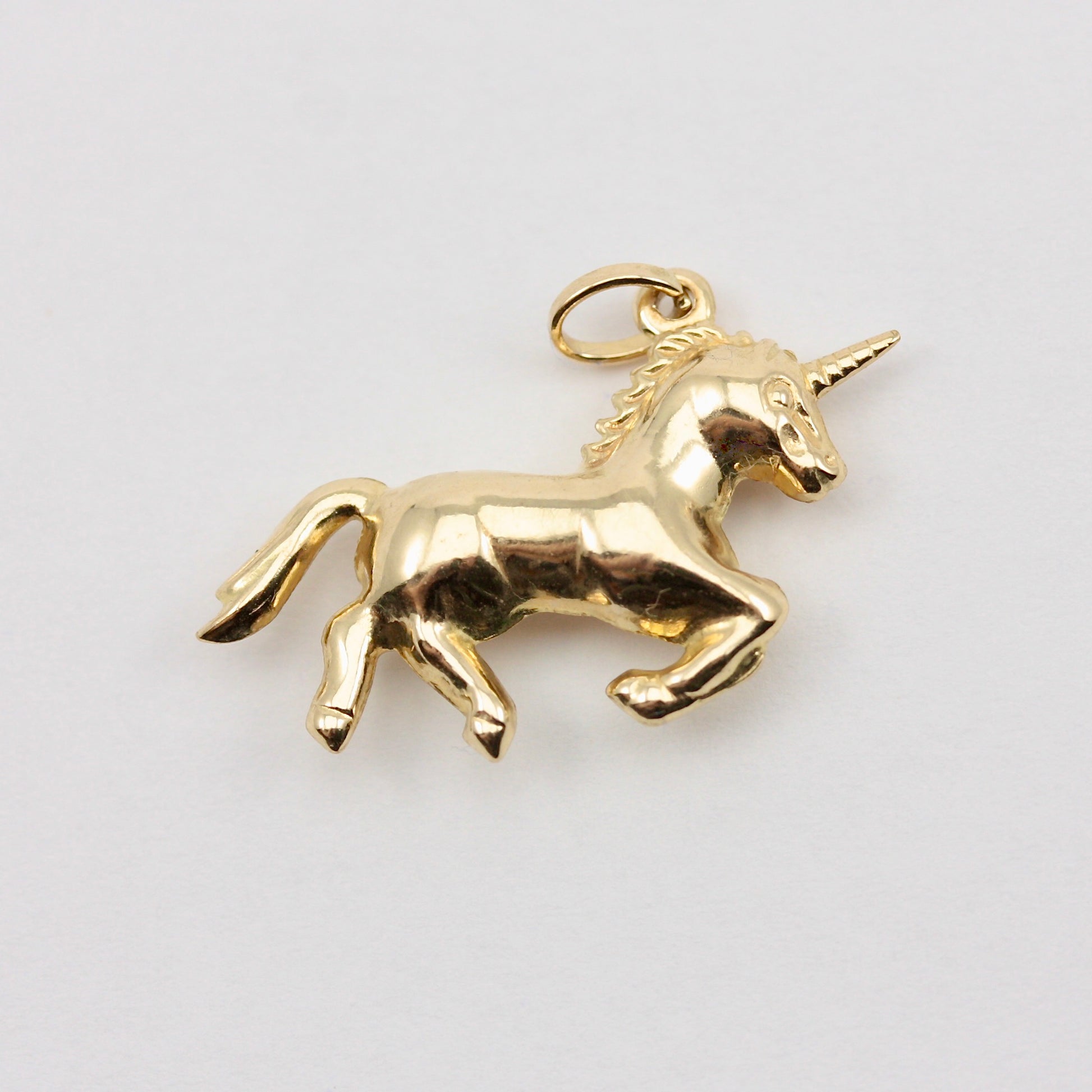 Pre-owned 9ct Gold Unicorn Charm