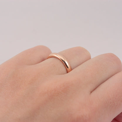 Chunky Vintage 9ct Rose Gold Ring, 1939