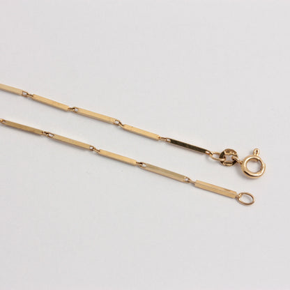 Vintage 9ct Yellow Gold Bar Bracelet, 1981