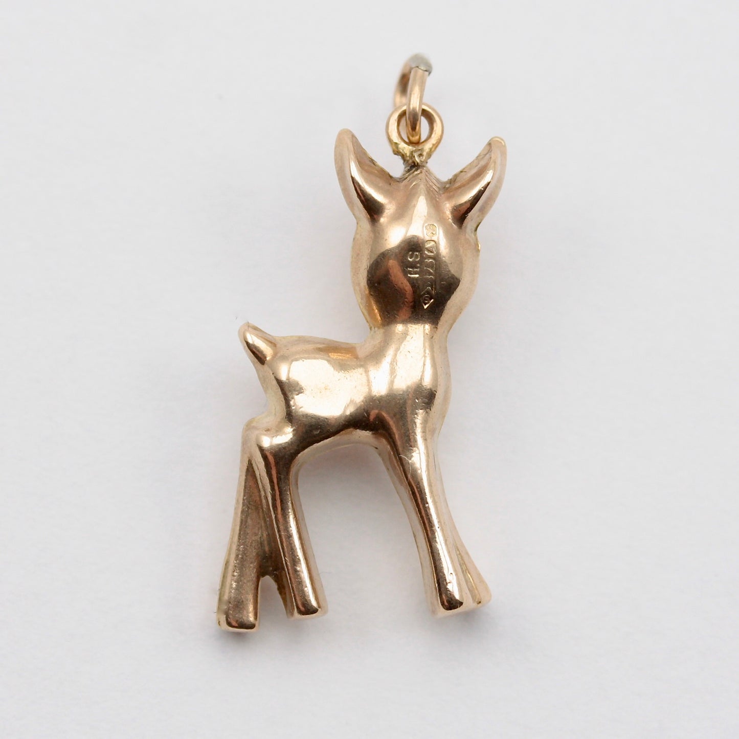 Vintage 9ct Gold Bambi Charm, 1973
