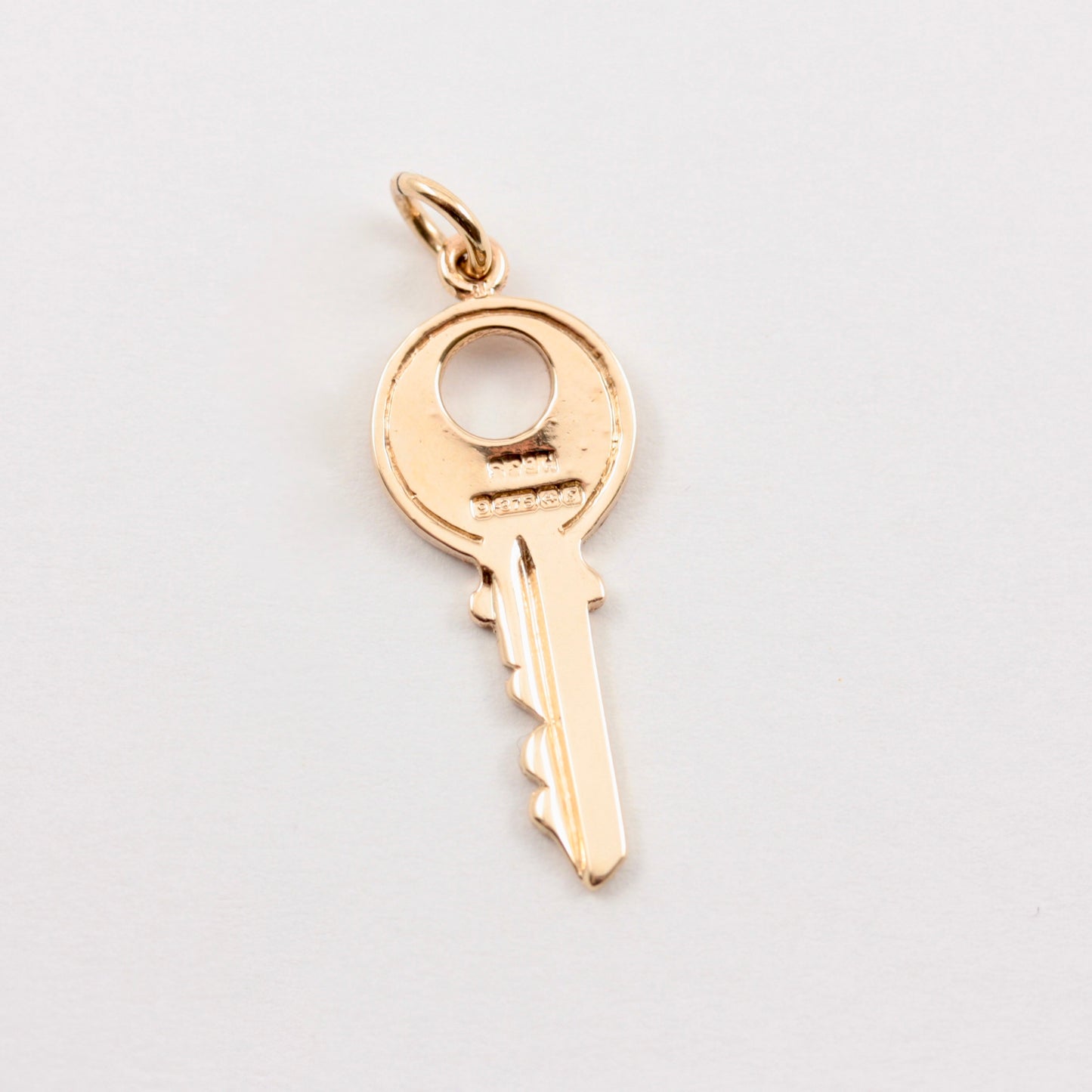 Vintage 9ct Gold Yale Key Charm, 1967