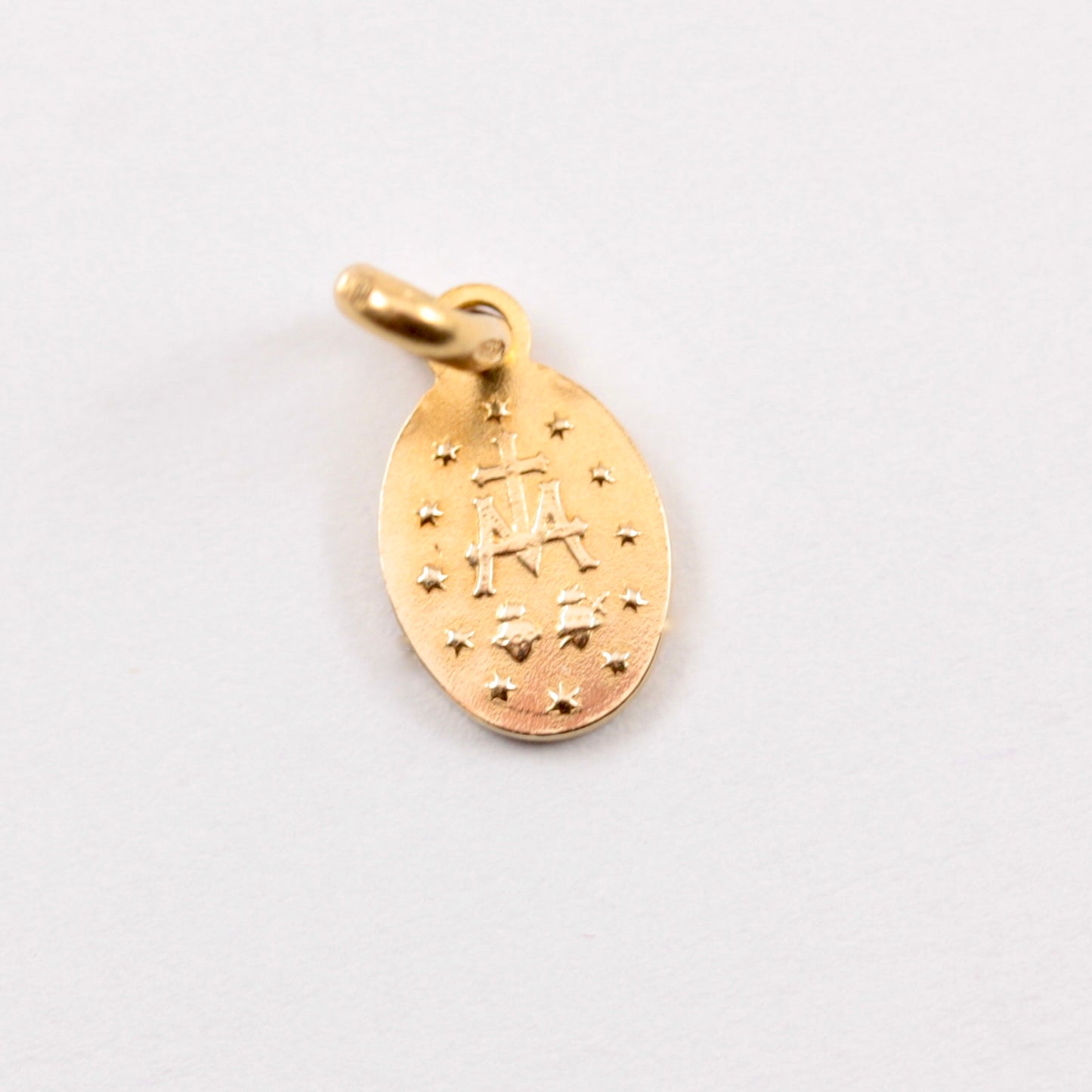 Tiny Pre-owned 14ct Gold Mary Charm / Pendant