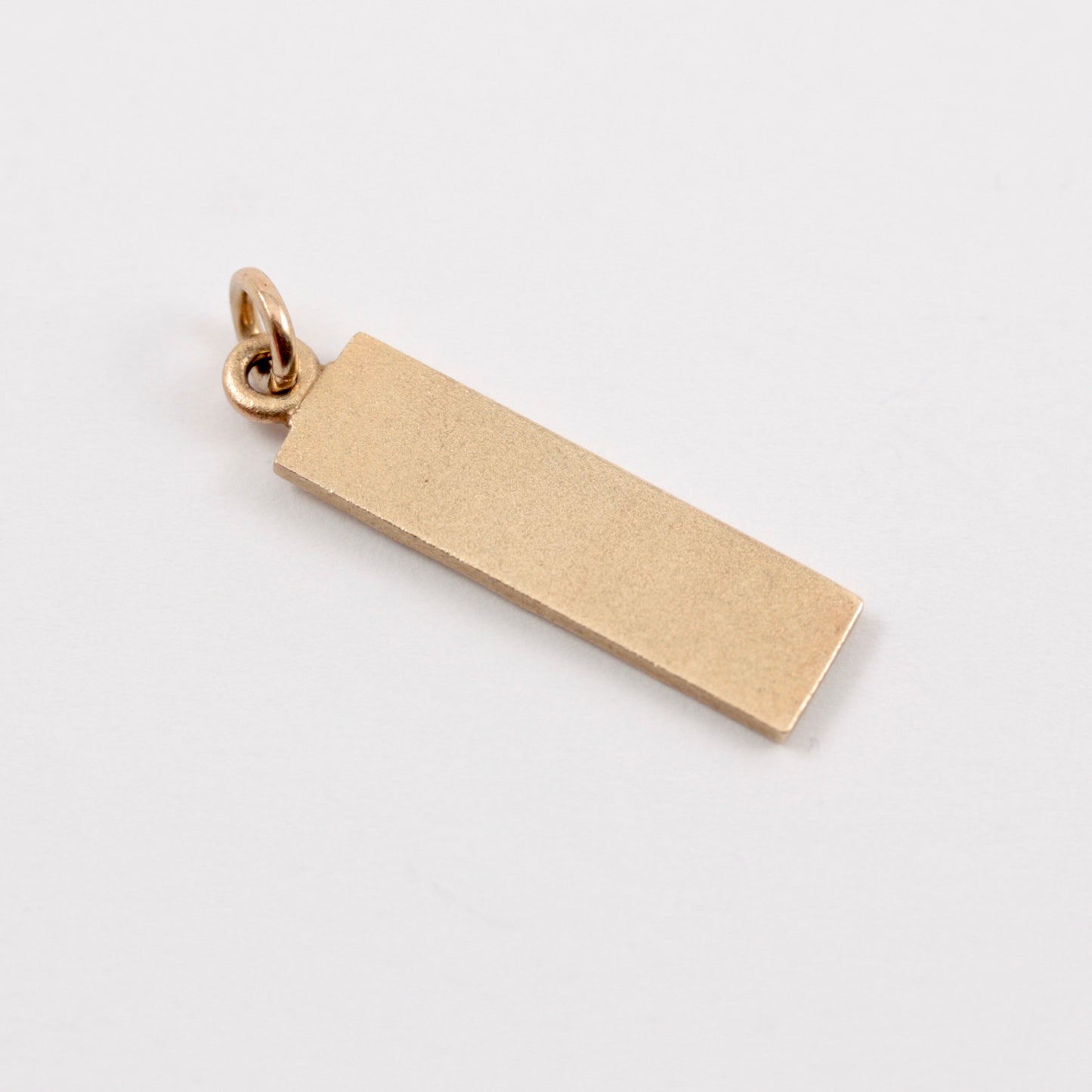 Vintage 9ct Gold Ingot Pendant Hallmarked 1985