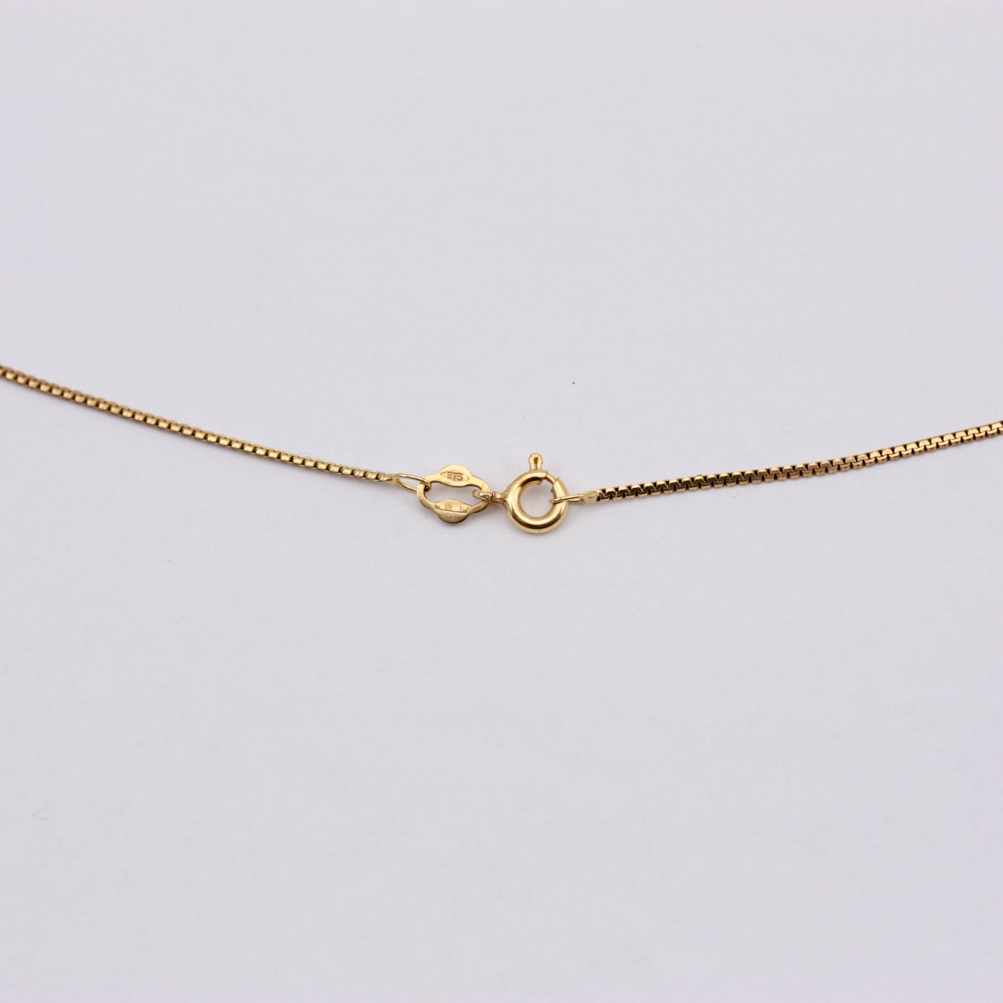 Short Vintage 9ct Gold Triple Strand Necklace, 1980