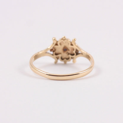 Vintage 9ct Gold Clover / Shamrock Ring, 1995