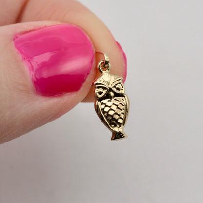 Tiny 9ct Gold Own Charm 