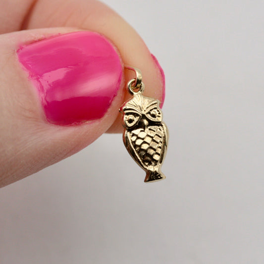 Tiny 9ct Gold Own Charm 