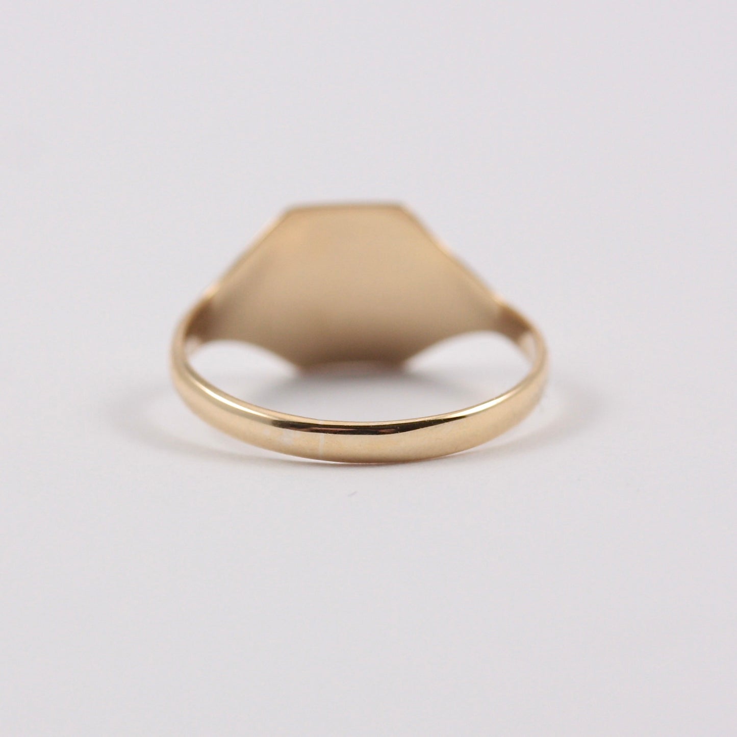 Vintage 9ct Gold Baby Signet Ring, Size F, 1960