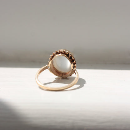 Vintage 9ct Gold Moonstone Ring, 1994