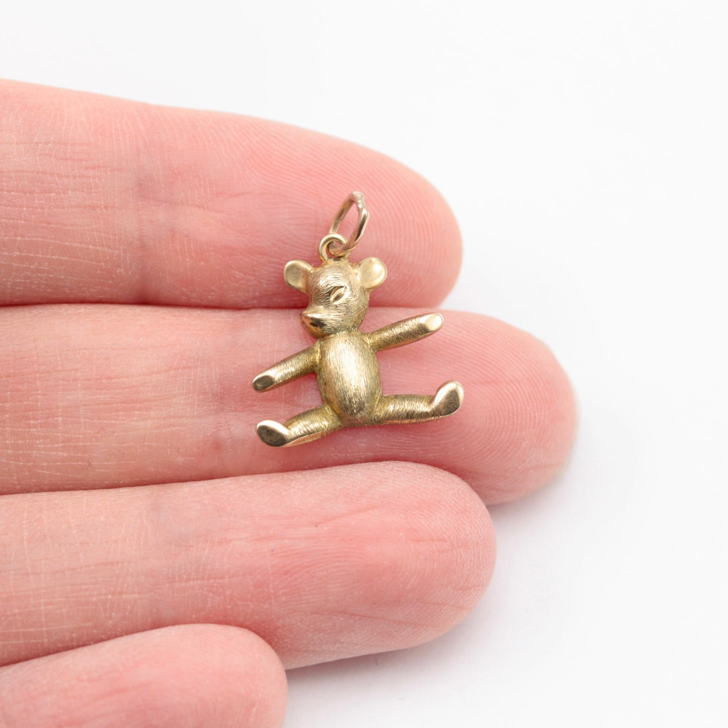 Vintage 9ct Gold Teddy Bear Charm, 1961