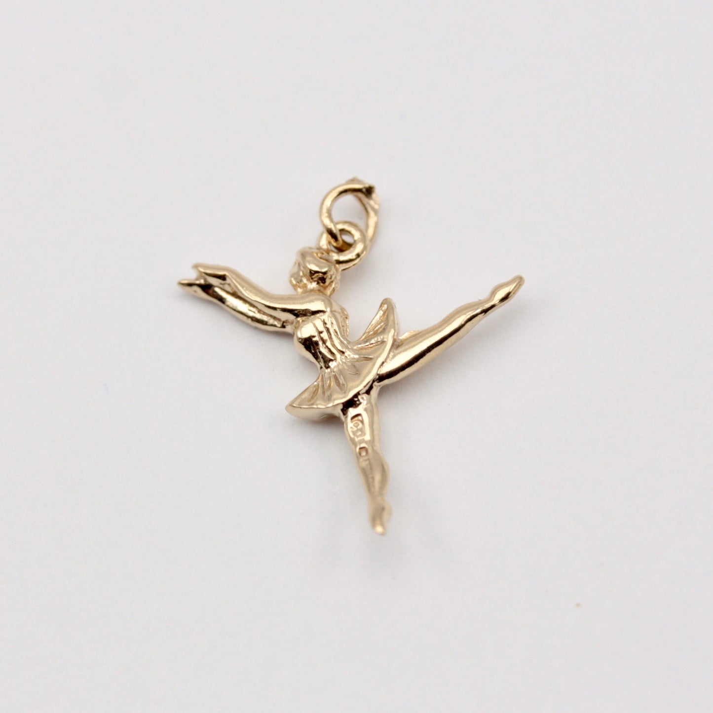 Vintage 9ct Gold Ballerina Charm