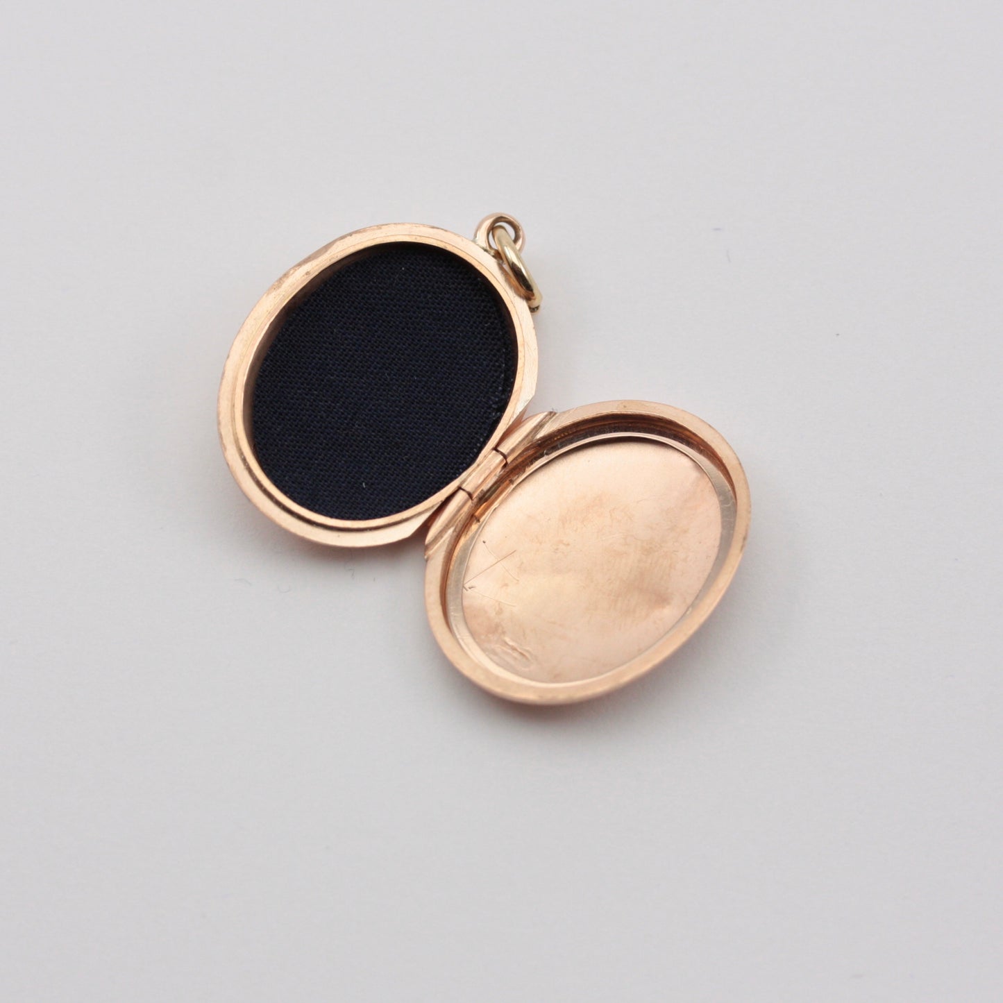 Antique 9ct Gold Fully Engraved Locket with Star Set Pearl, 1903