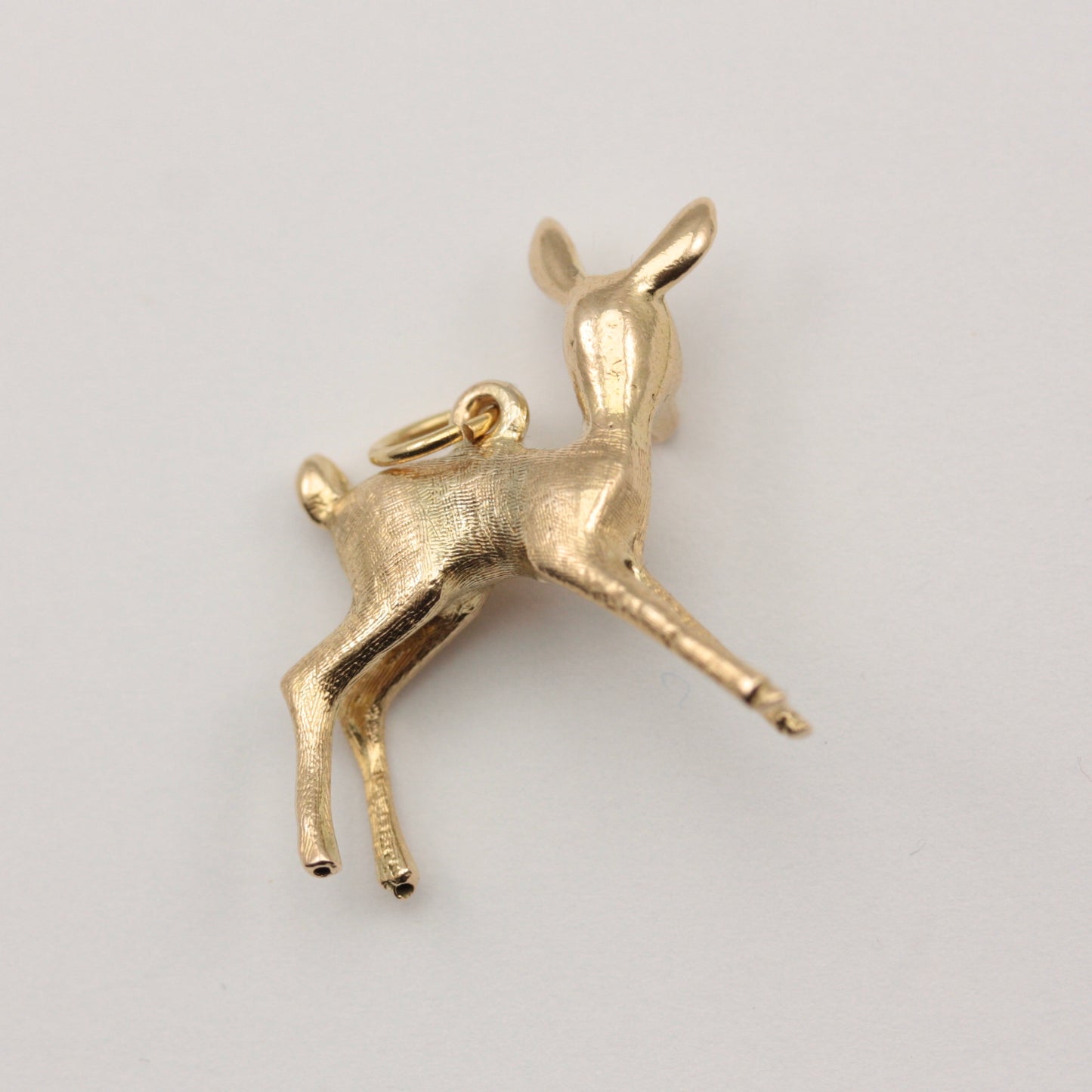 9ct Gold and Ruby Deer Charm