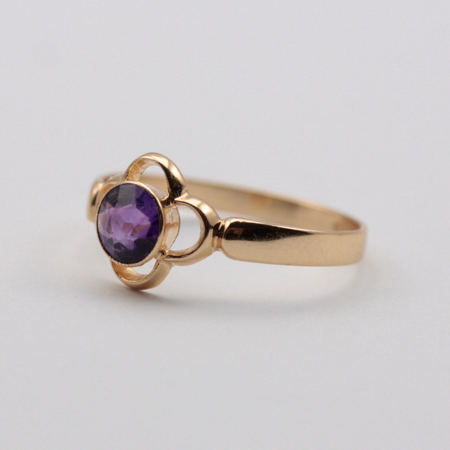 art deco quatre foil ring
