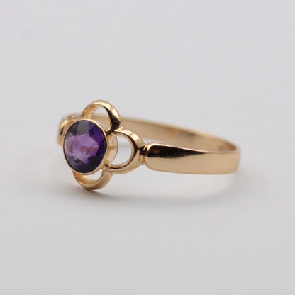 art deco quatre foil ring