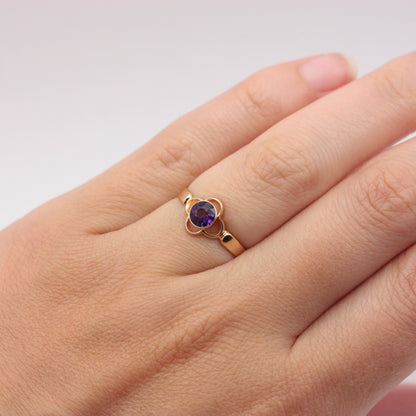 antique amethyst ring